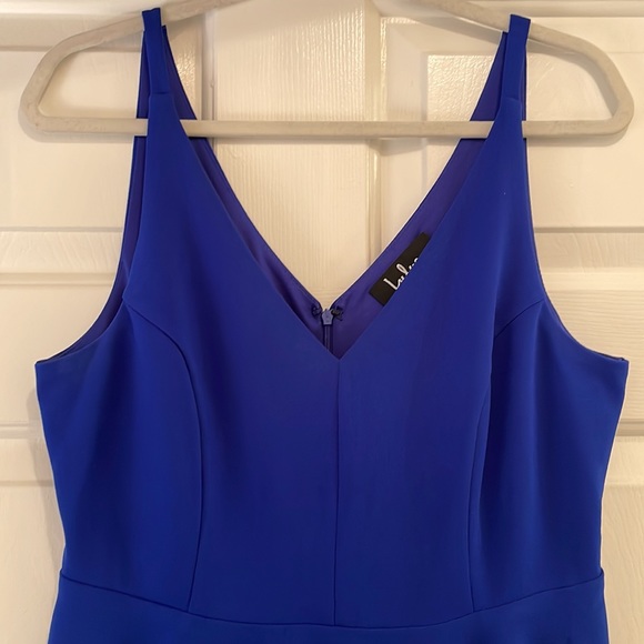 ⭐️SOLD - NWOT Lulus Royal Blue Darling Delight Skater Fit N Flare Dress. - Picture 5 of 14